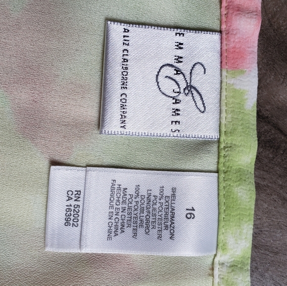 Emma James NWT Floral Print Plus Size Skirt - Picture 4 of 6